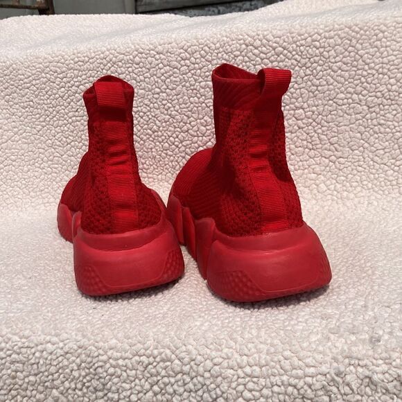 Men's Slip On Shoe Socks Workout Sneaker’s Red size 40/7.5 - Picture 5 of 10